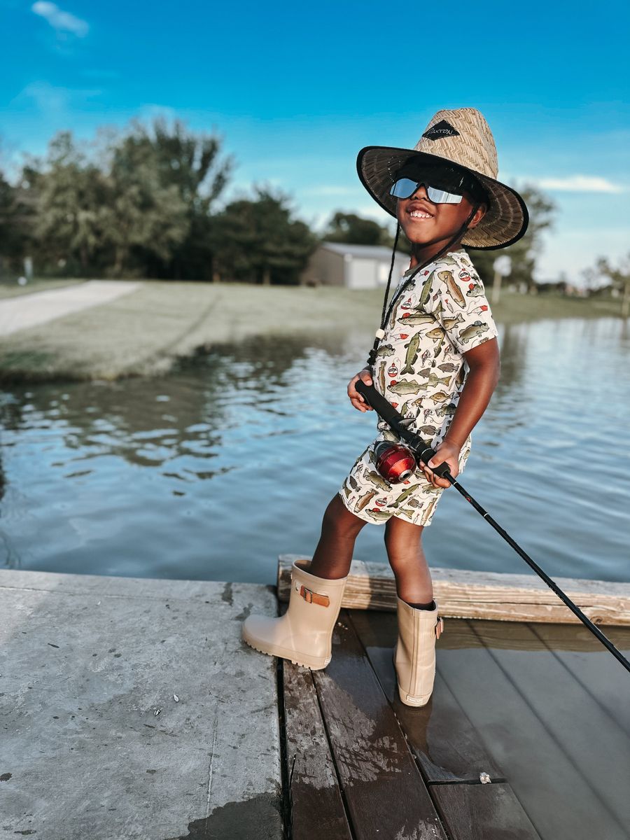 Fletch Wish I Was Fishin 2 Piece Shorts Set