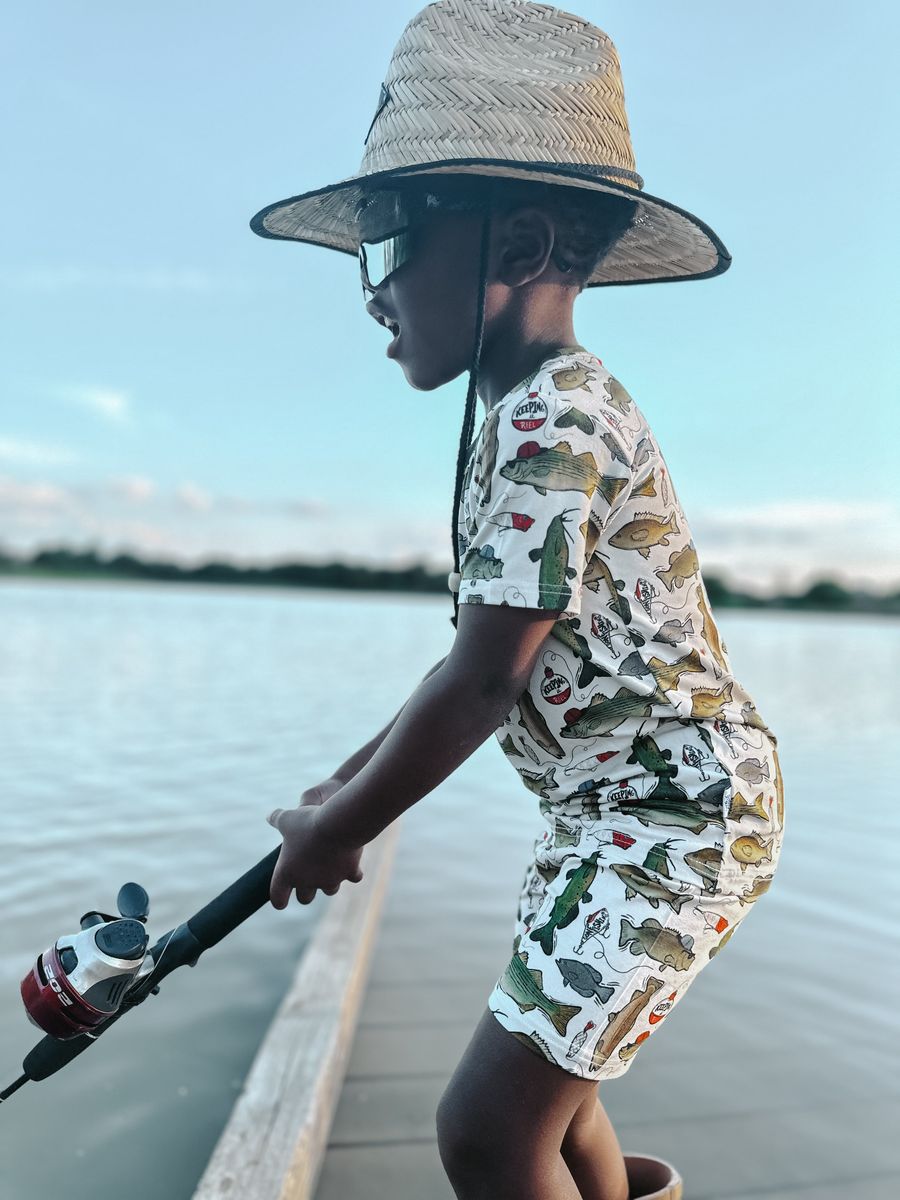 Fletch Wish I Was Fishin 2 Piece Shorts Set