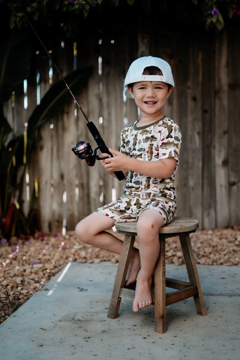 Fletch Wish I Was Fishin 2 Piece Shorts Set