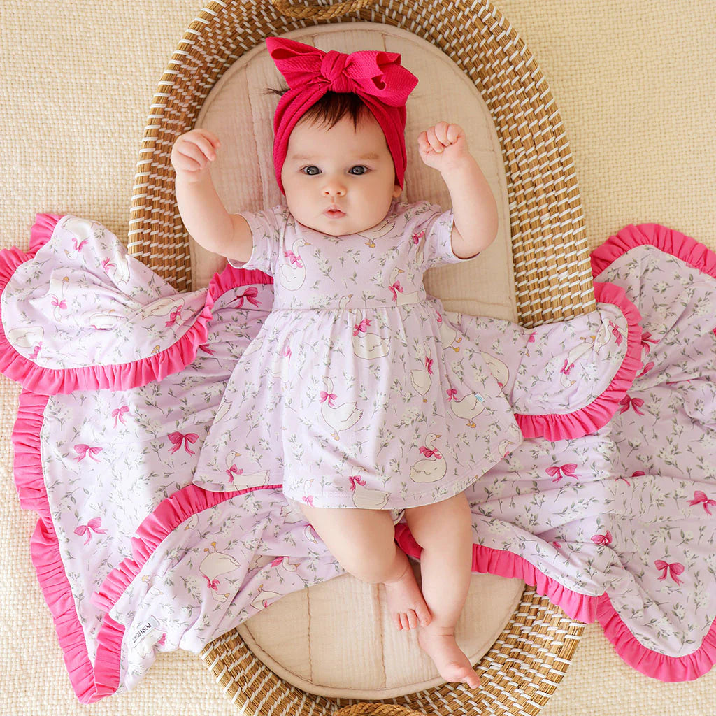 Posh Peanut Bodysuit Dress - Goose Blossoms