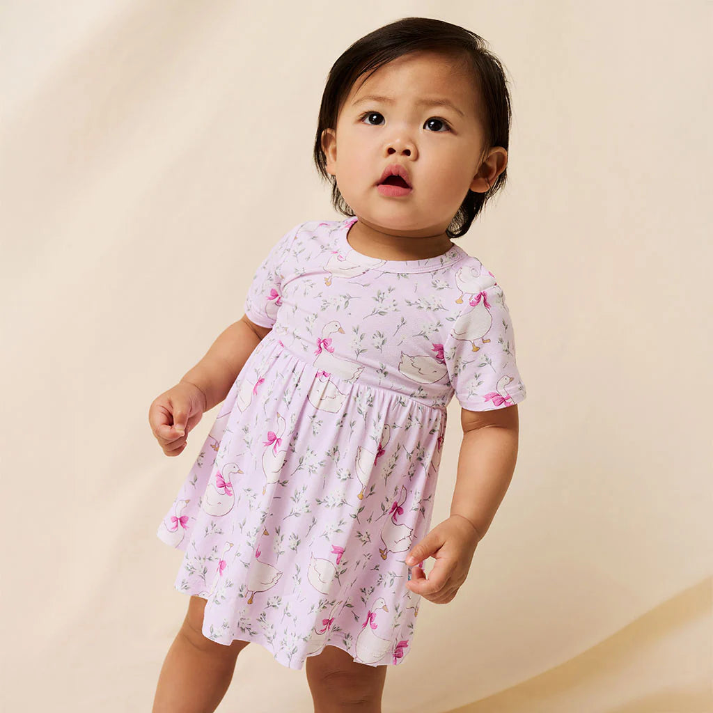 Posh Peanut Bodysuit Dress - Goose Blossoms