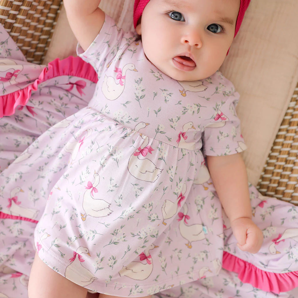 Posh Peanut Bodysuit Dress - Goose Blossoms