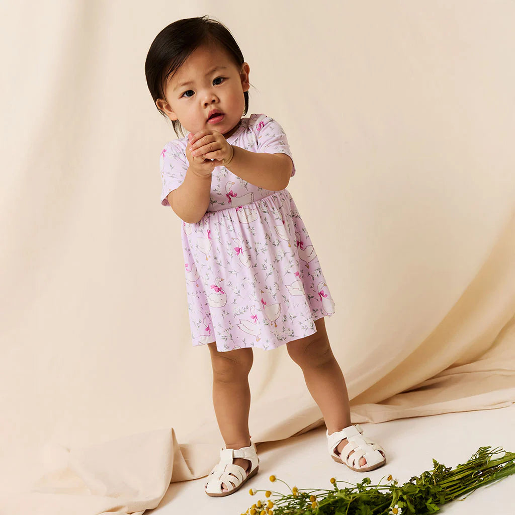 Posh Peanut Bodysuit Dress - Goose Blossoms