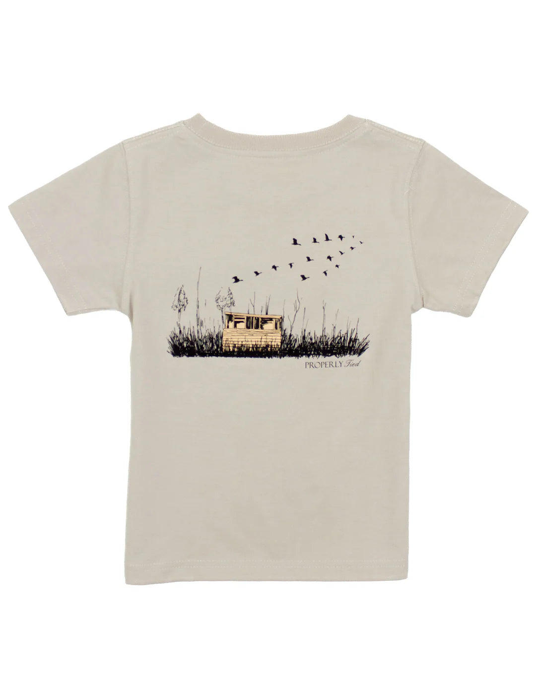Properly Tied Duck Blind Tee Linen