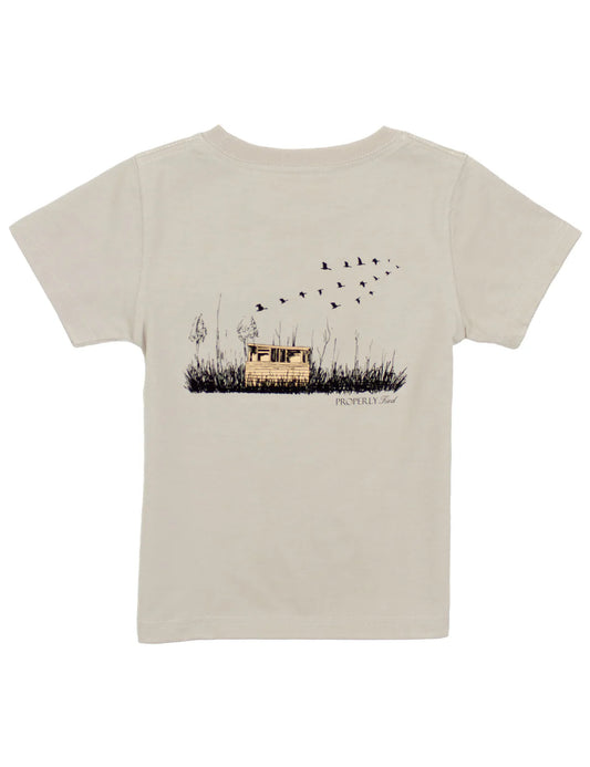 Properly Tied Duck Blind Tee Linen