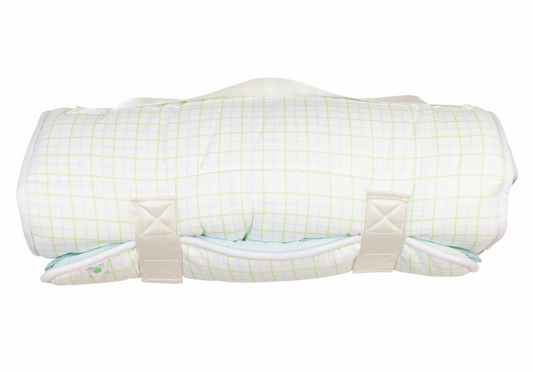 AI Blue/Green Windowpane Nap Mat
