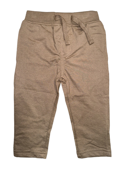 Boys Tan Basic Terry Pant