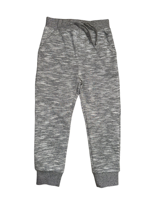 Boys Heather Grey Terry Pant W/ Cuff