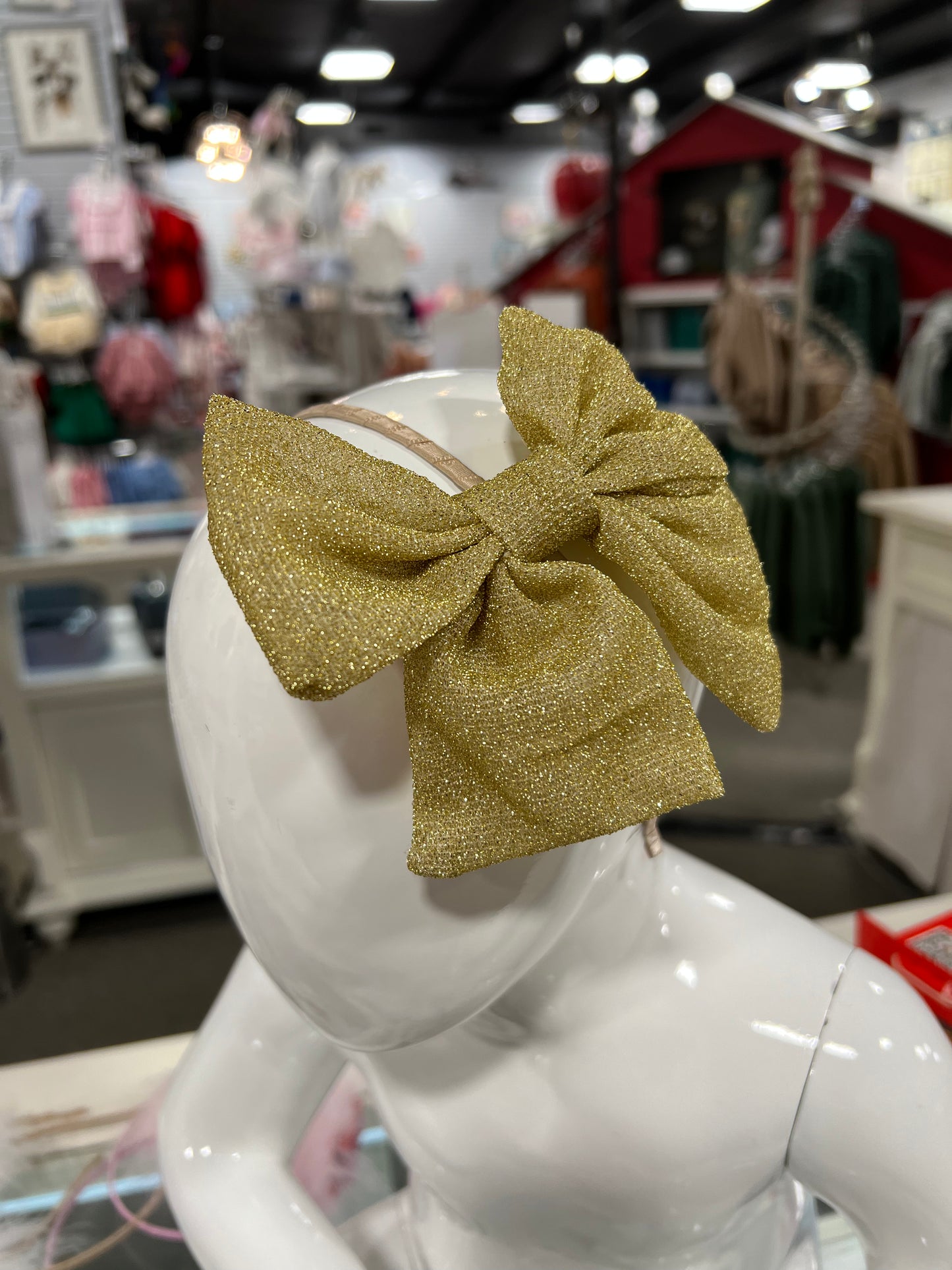 Glittery Bow Headband