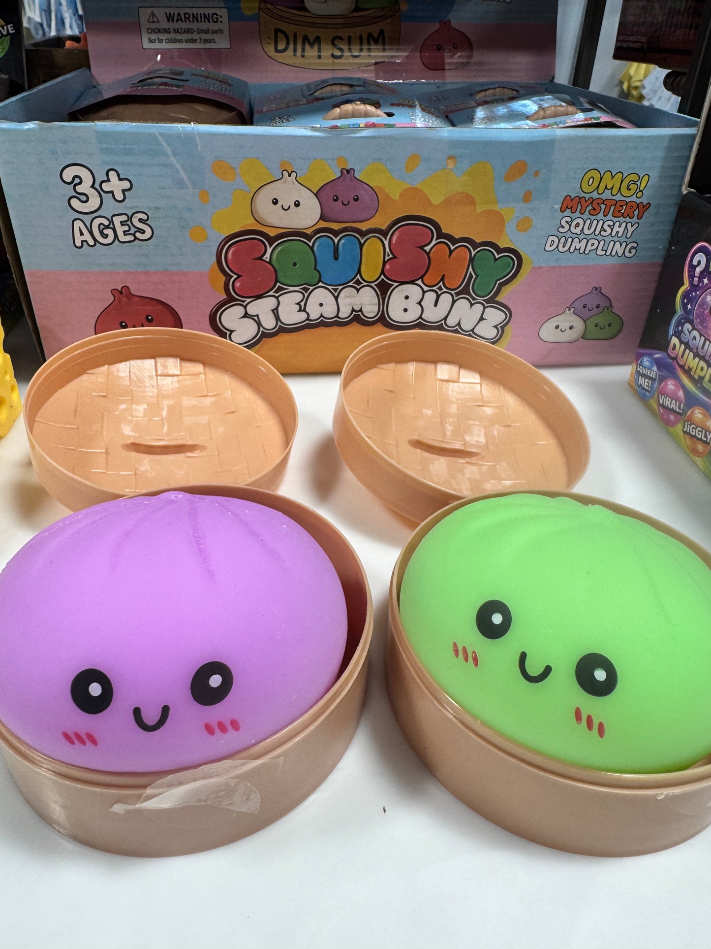 Enchanted Moments Squishy Steam Dumpling Bunz