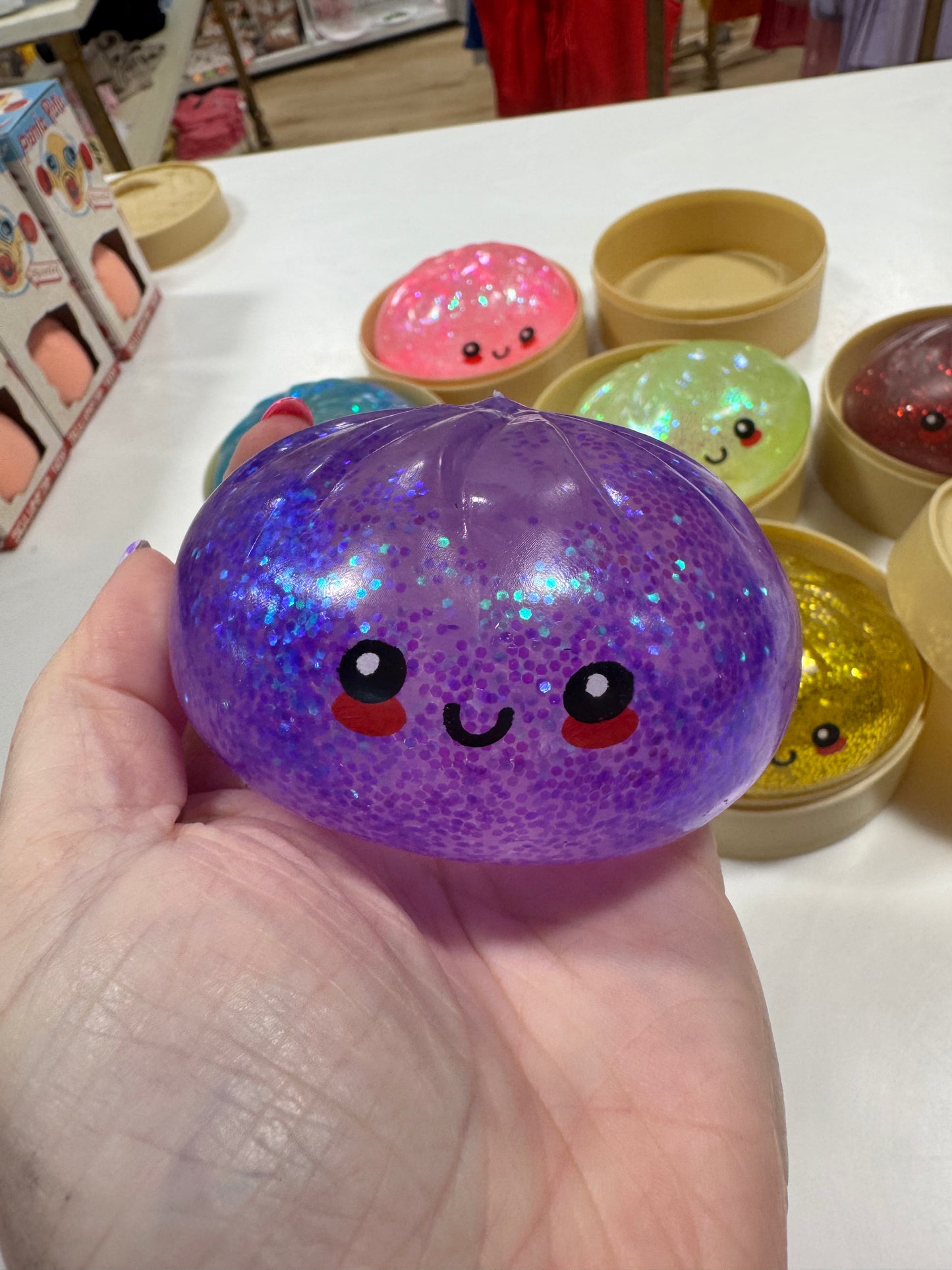 Glitter Squishy Steamed Dumpling