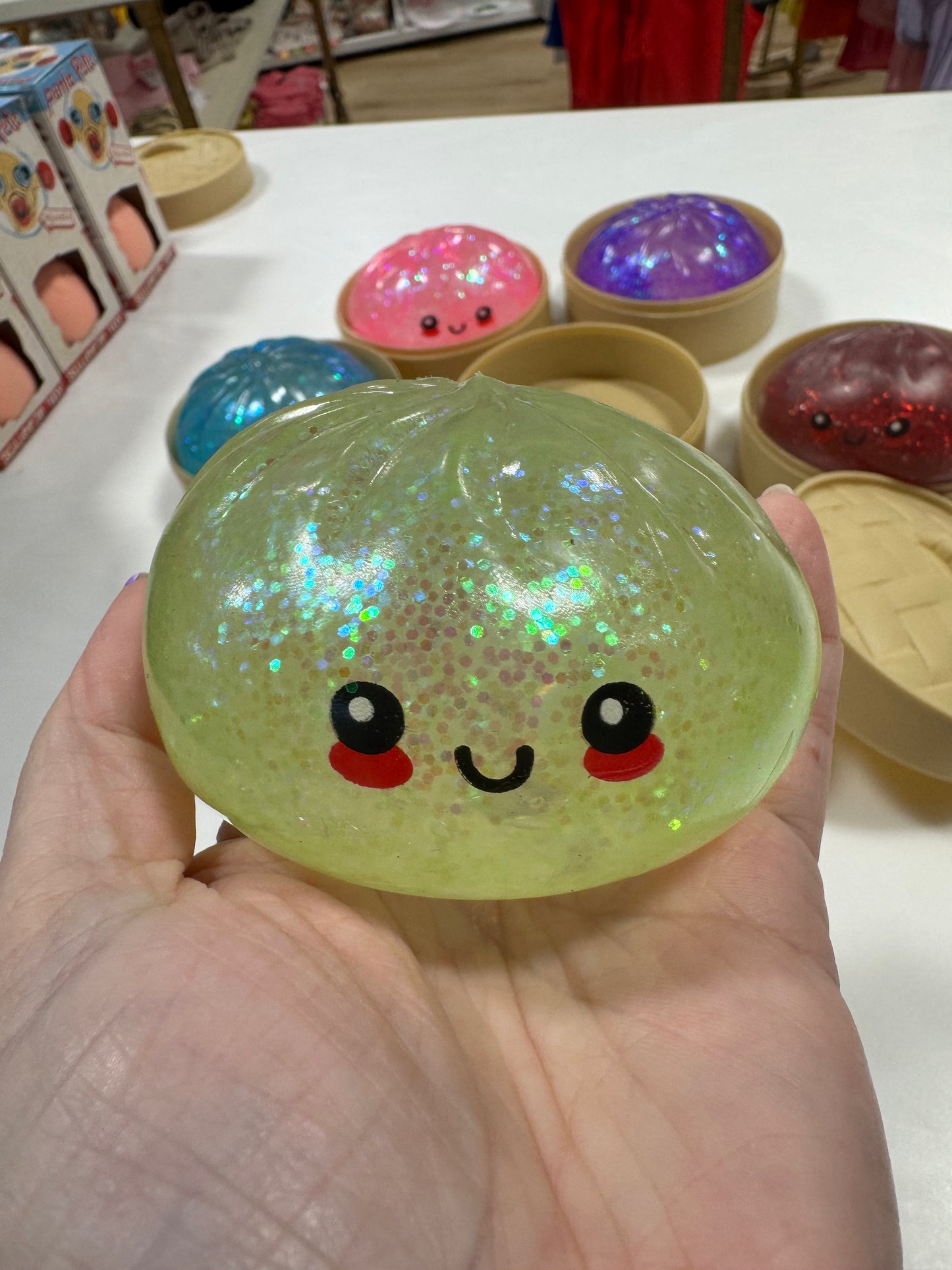 Glitter Squishy Steamed Dumpling