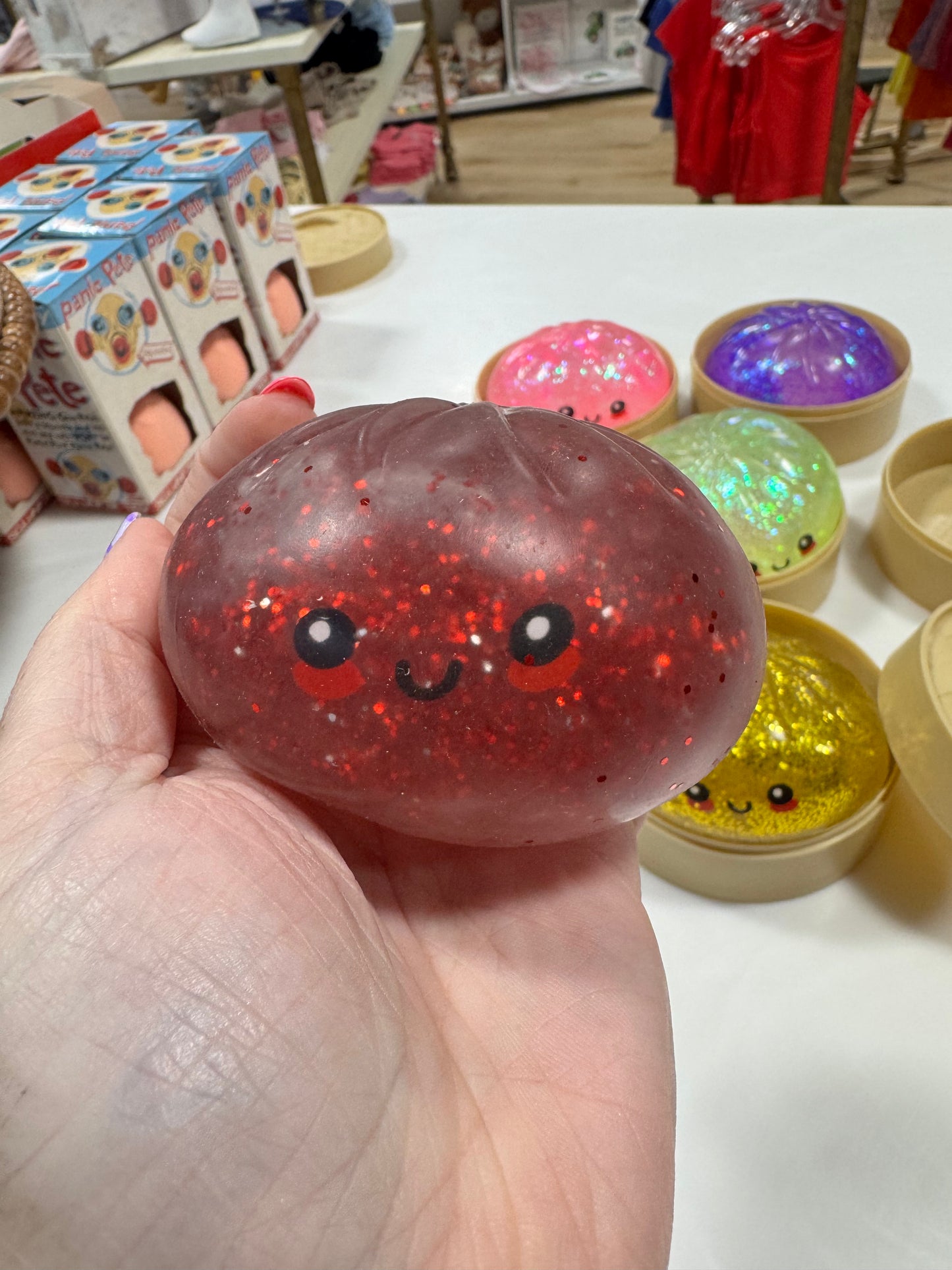 Glitter Squishy Steamed Dumpling