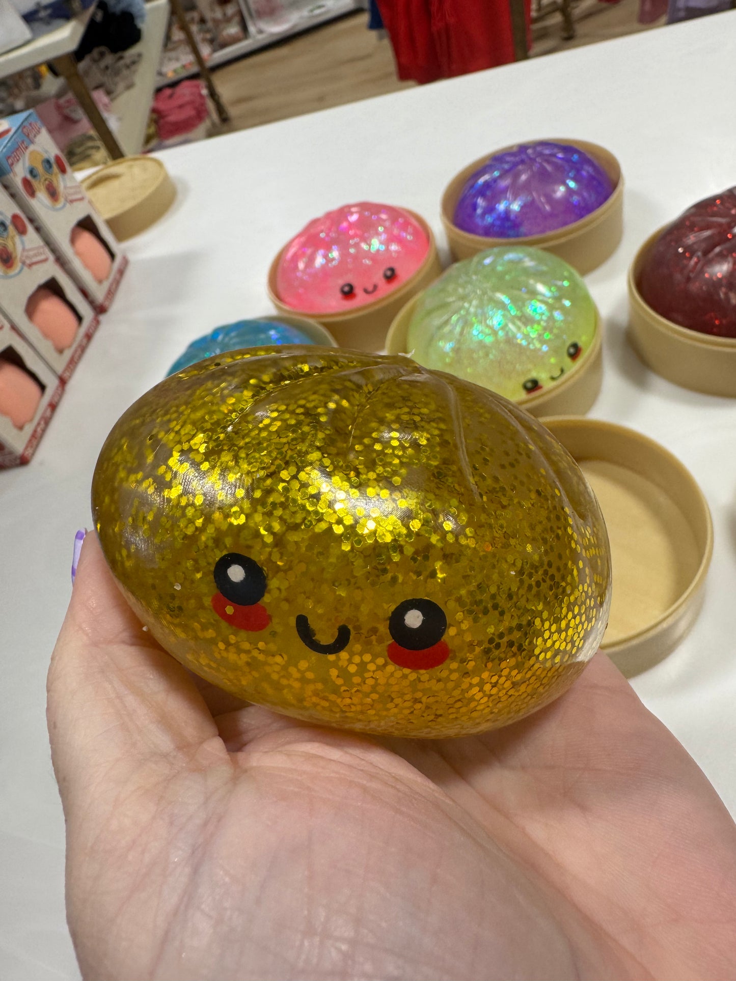 Glitter Squishy Steamed Dumpling