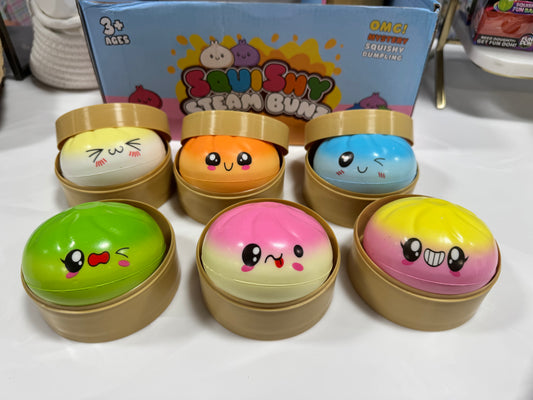Viral Tie Dye Dumpling Slow Rising Squishy