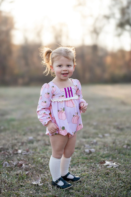 Be Girl Playsuit Bubble Retro Pumpkin