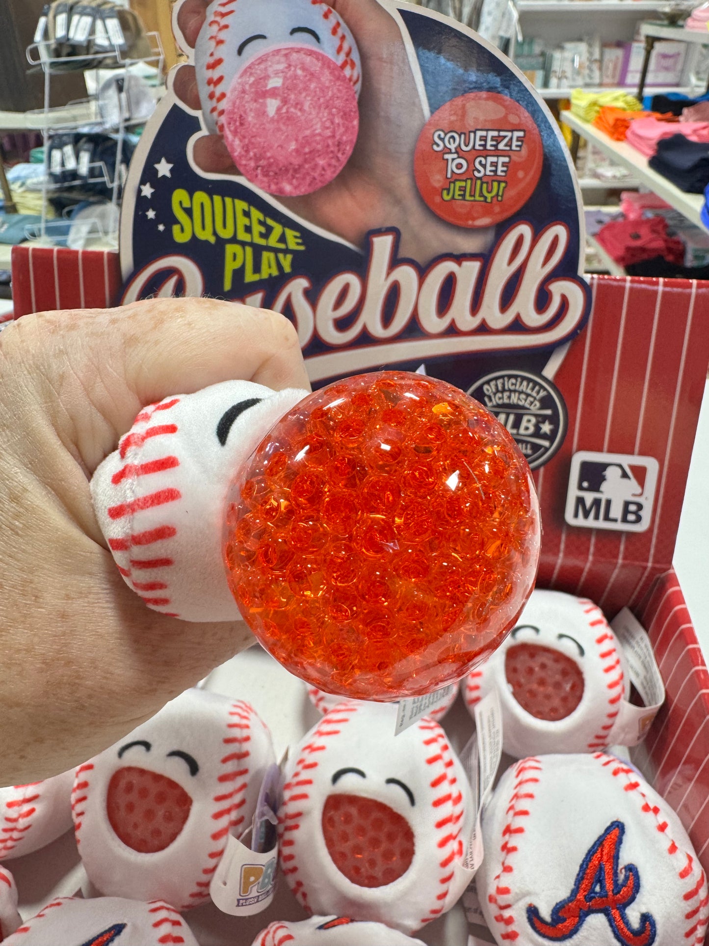 PBJ's MLB Series Squeeze Ball - Atlanta Braves