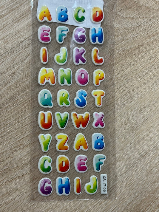 Ombra Alphabet Stickers