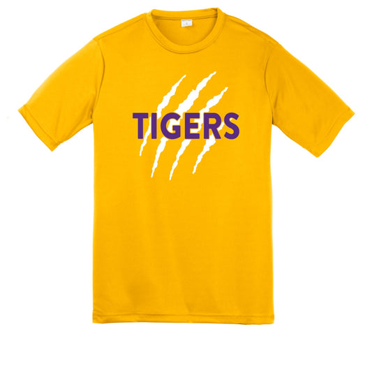 Tiger Claw Yellow Dri Fit Tee