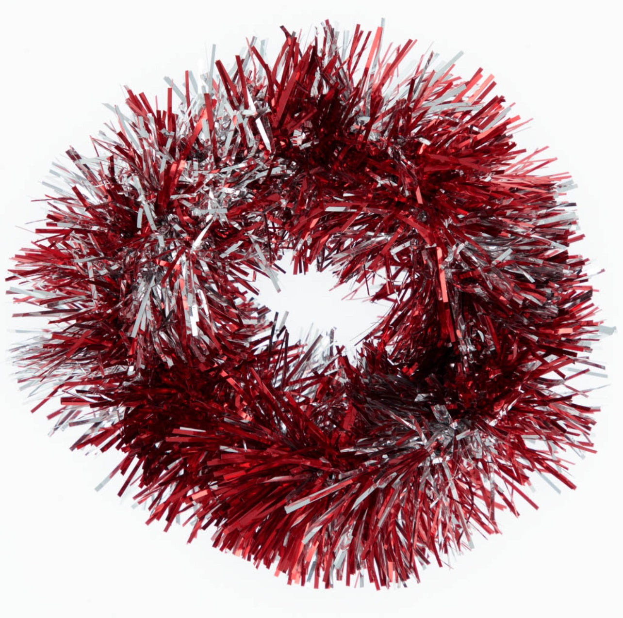 Red Tinsel Scrunchie