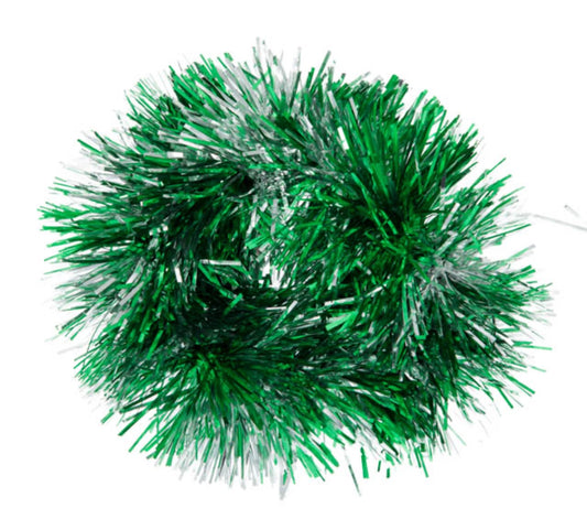 Green Tinsel Scrunchie