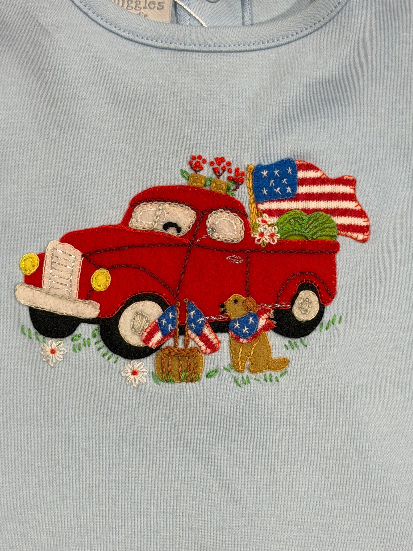Squiggles Country Proud SS Tee Shirt & Short Set