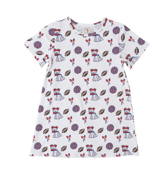 Cypress Row Varsity Red/Blue Susie Swing Dress
