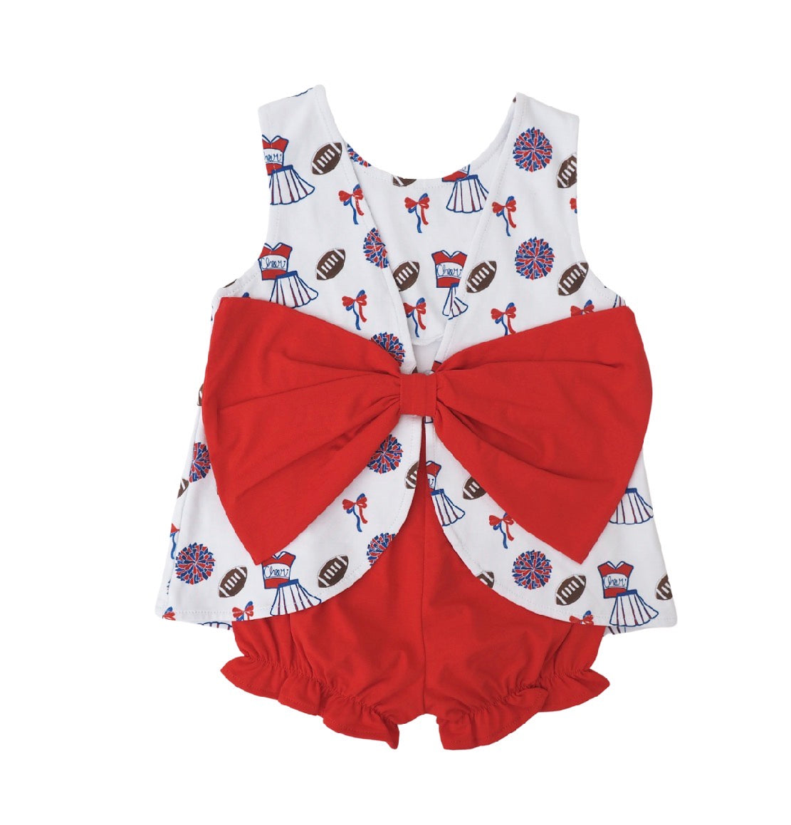 Cypress Row Varsity Red/Blue Blair Bow Back Set