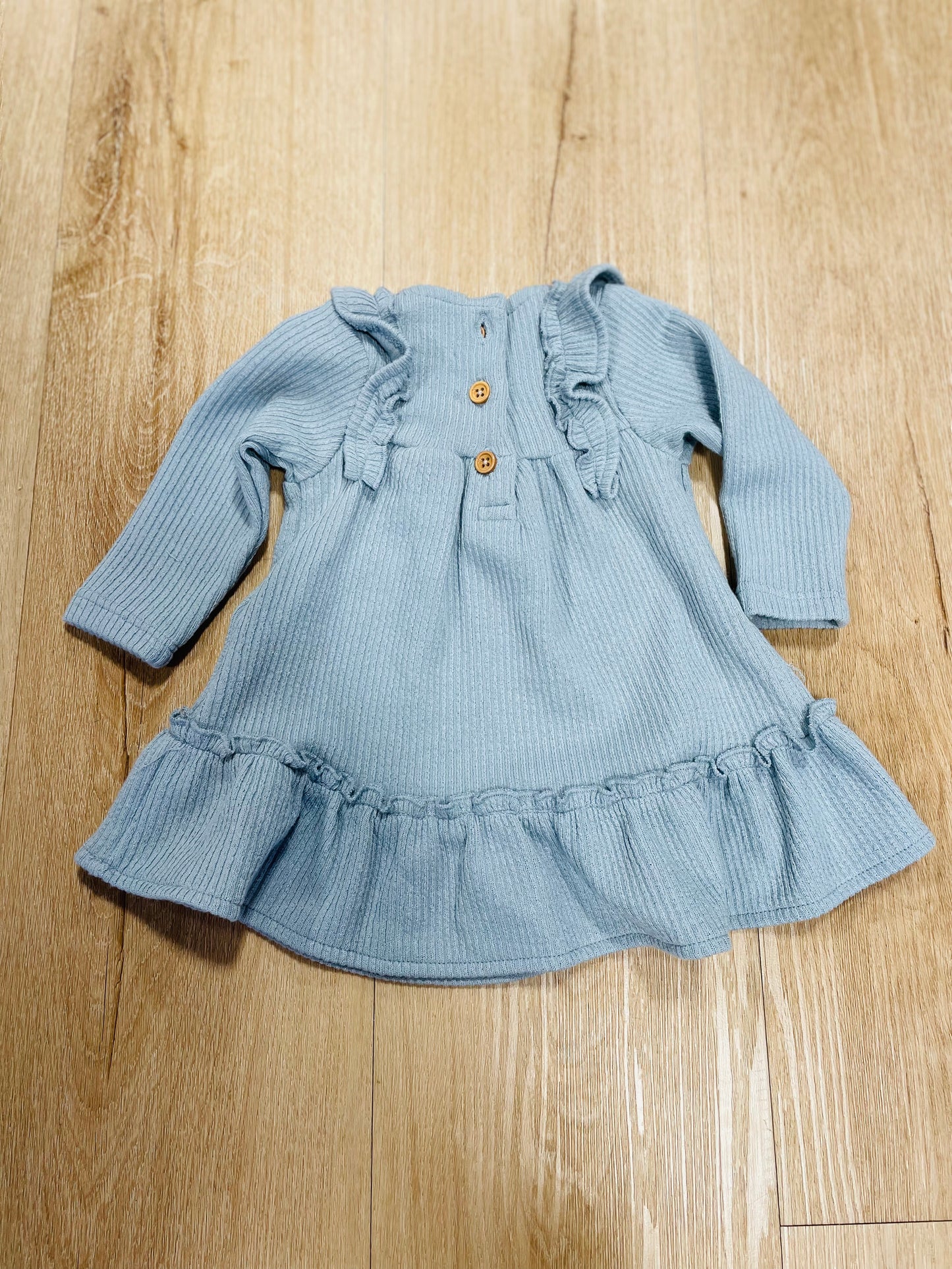 Ettie H Aswen L/S Blue Dress