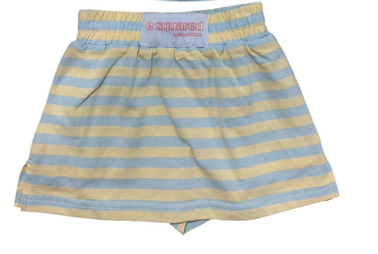 E Squared Striped Skort - Sunny Skies