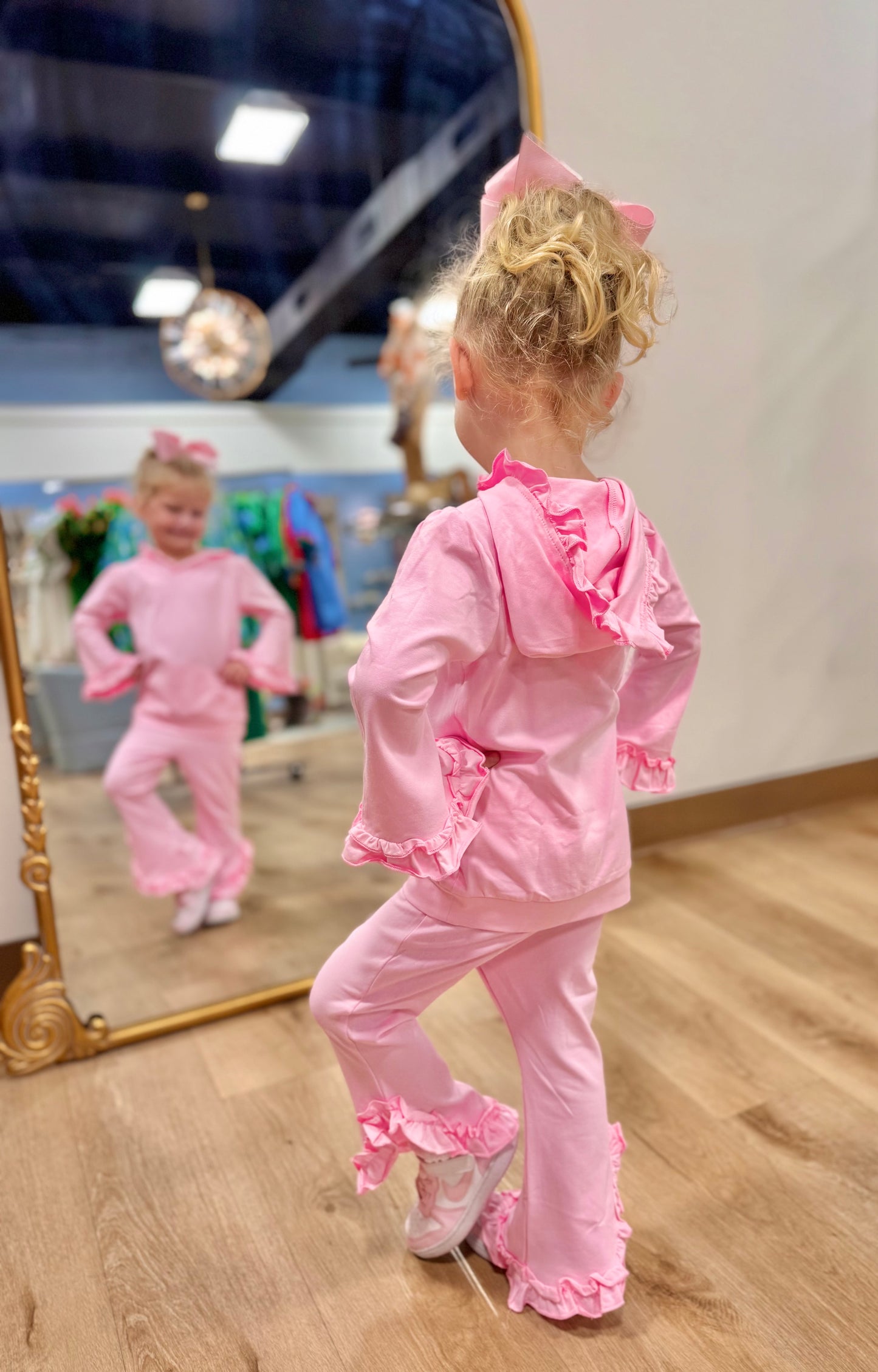 Jumping Jolly Pink Ruffle Set