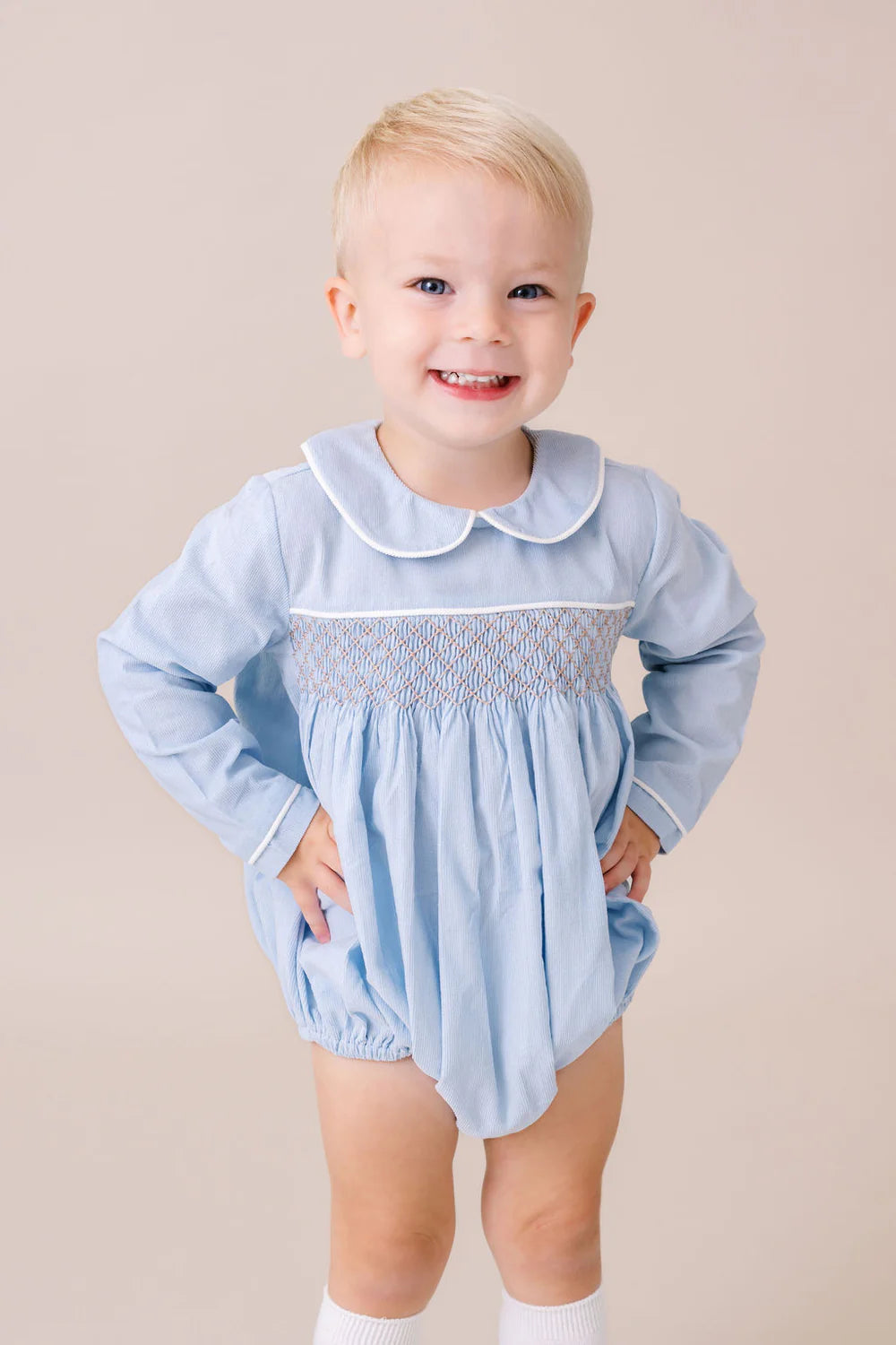 Lullaby Set Windor Bubble L/S Princeton Blue
