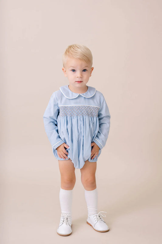 Lullaby Set Windor Bubble L/S Princeton Blue