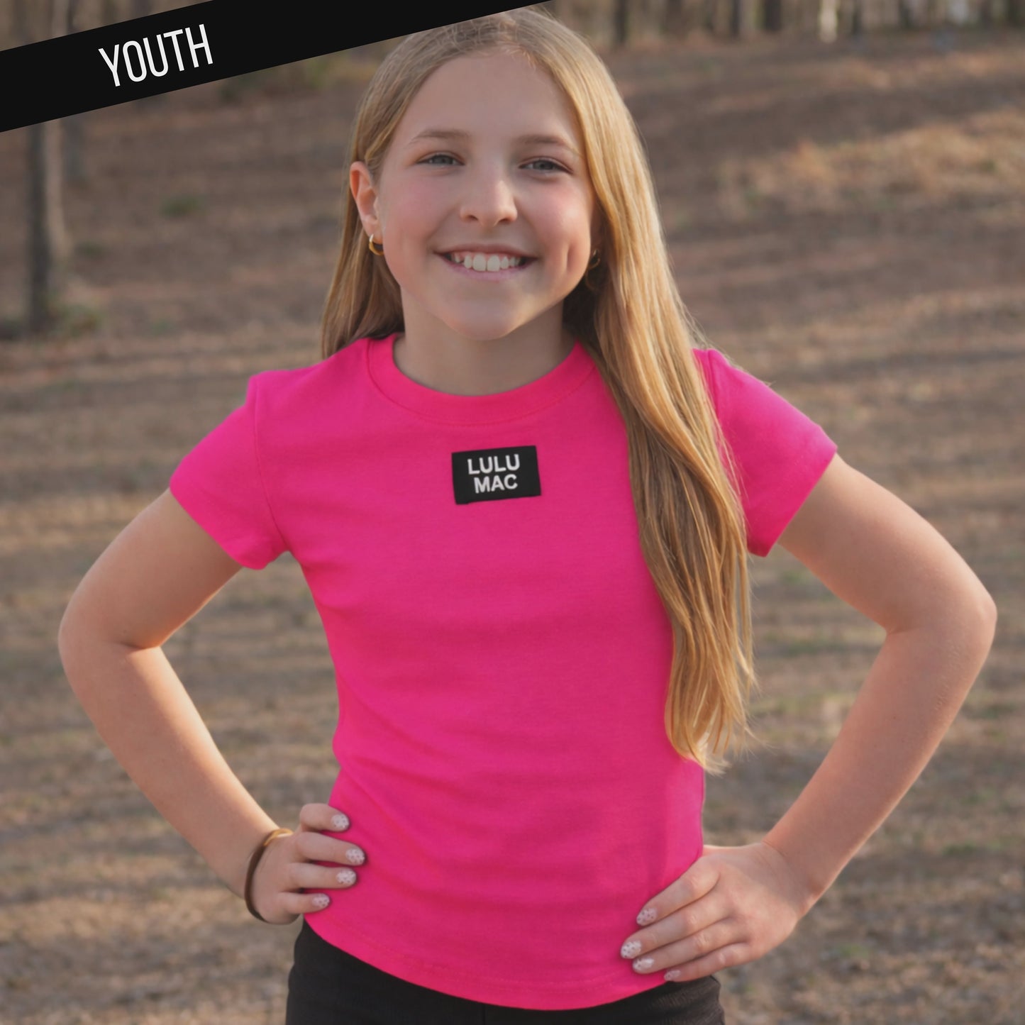 Lulu Mac Youth Baby Doll Top - Hot Pink