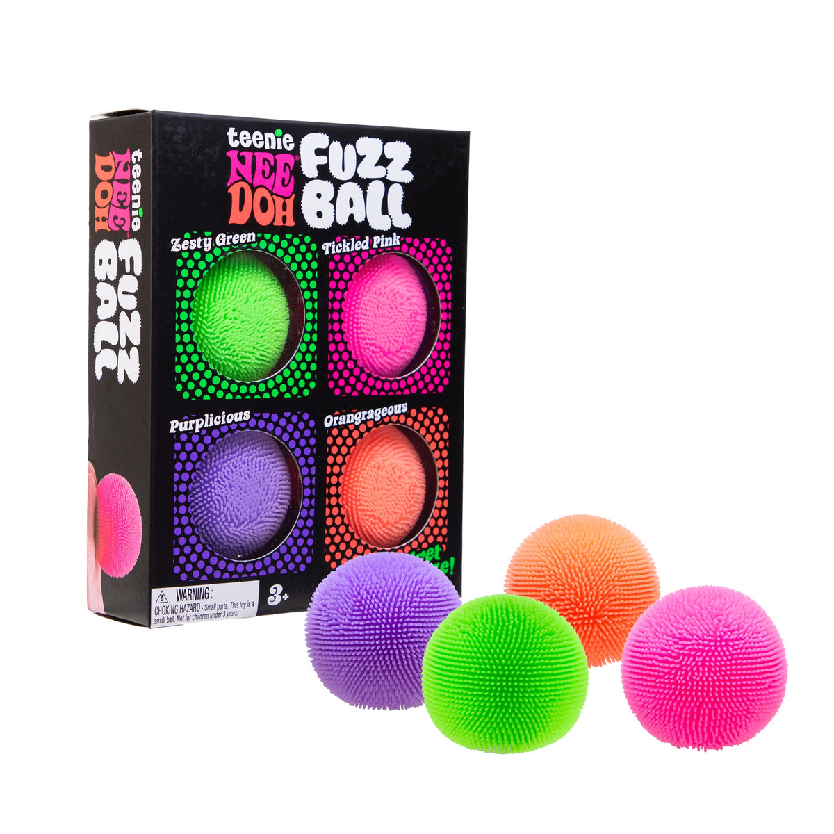 Nee Doh Teenie Fuzz Ball Pack
