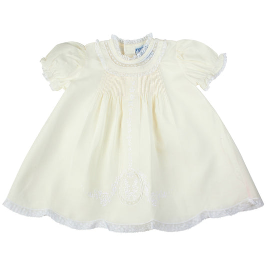 Feltman Brothers Lace Ruffle Slip Dress - Ivory