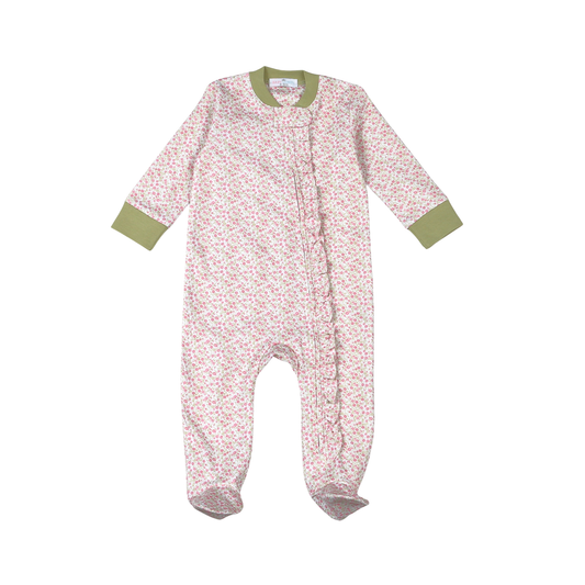 Baby Loren Melody Pima Zipper Footie
