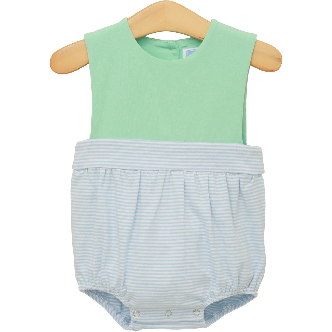 Trotter Street Kids Thomas Bubble Lt Blue Stripe/Mint