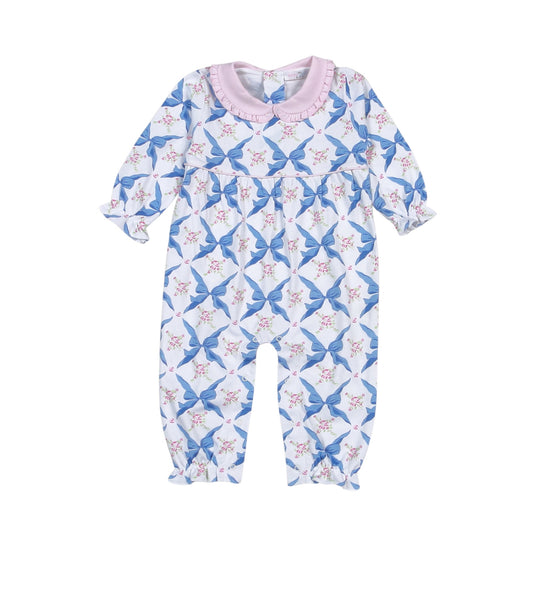Baby Loren Pretty In Bows Pima Romper