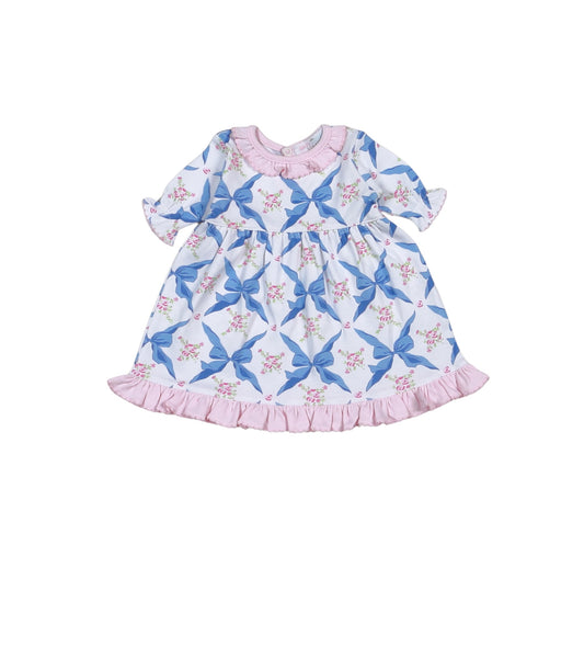 Baby Loren Pretty In Bows Pima Doll Morning Gown
