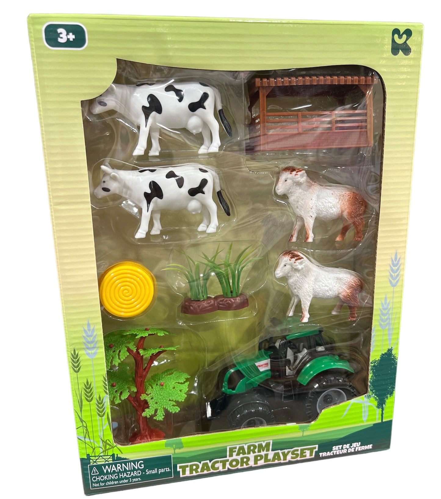 Large Farm Tractor Playset