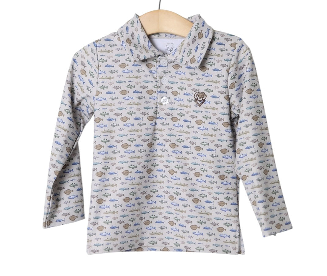 Millie Jay Damian LS Shirt - Fish