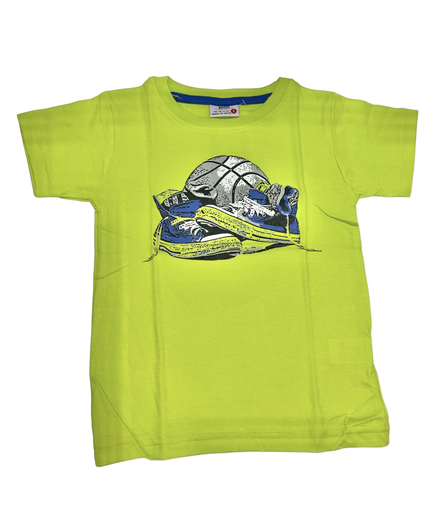 Lime Basketball Kicks Tee