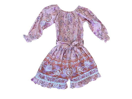 Bela & Nuni Jumpsuit Coral Flower