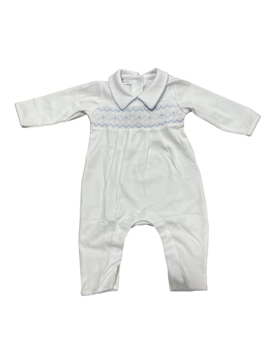 Magnolia Baby Smocked Collared Playsuit