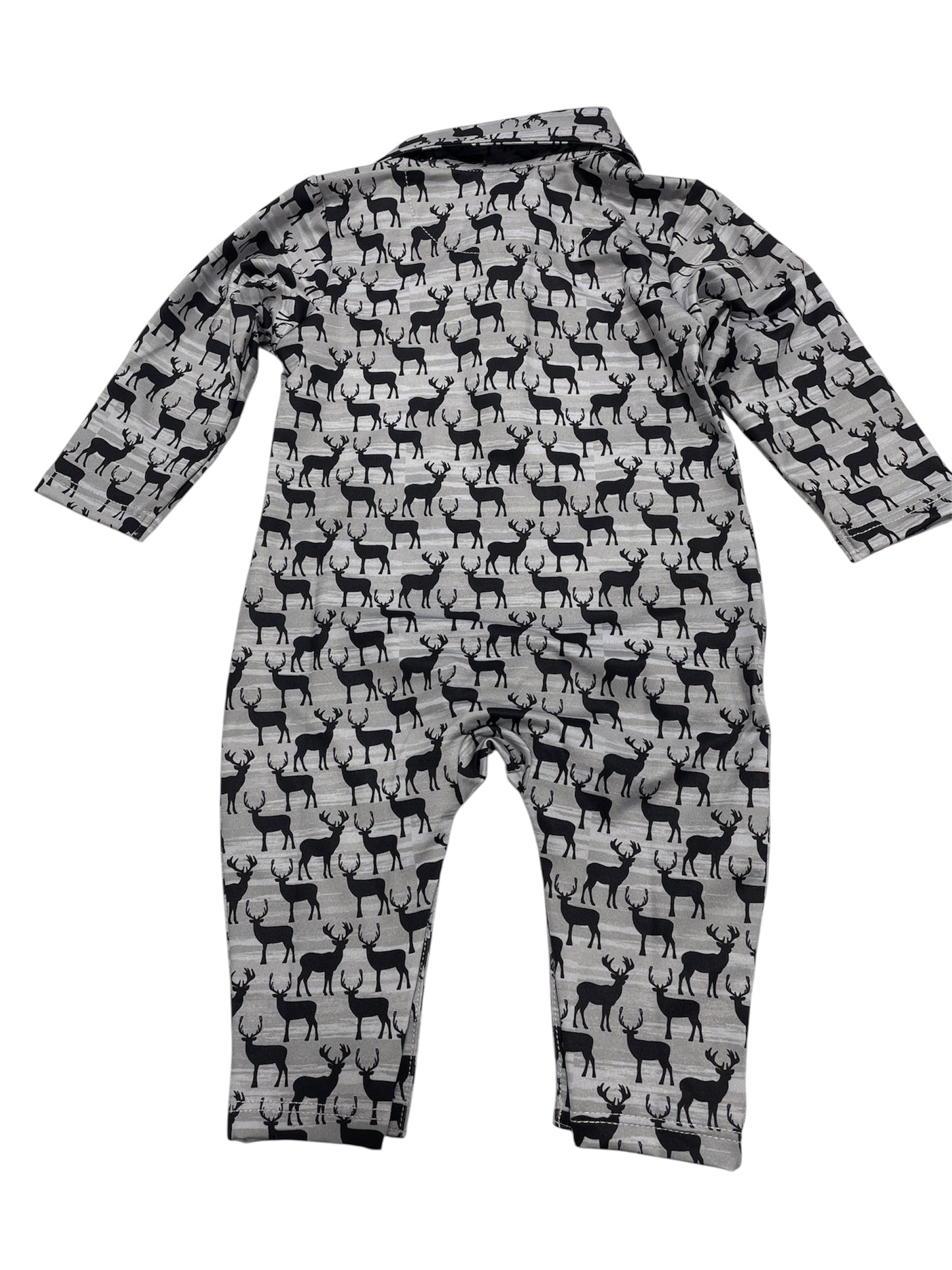 Coolybri Banks Performance Deer Print Polo Romper