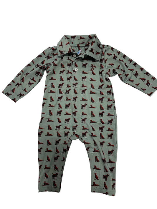 Coolybri Banks Performance Dog Print Baby Romper