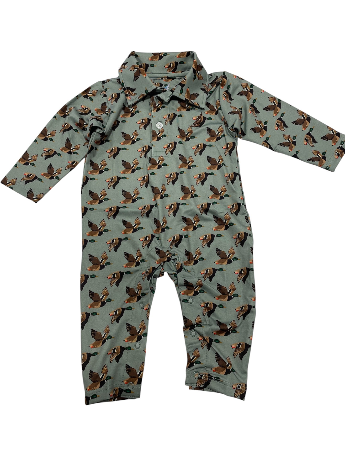 Coolybri Banks Performance Duck Print Baby Romper