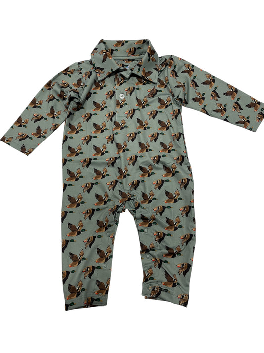 Coolybri Banks Performance Duck Print Baby Romper