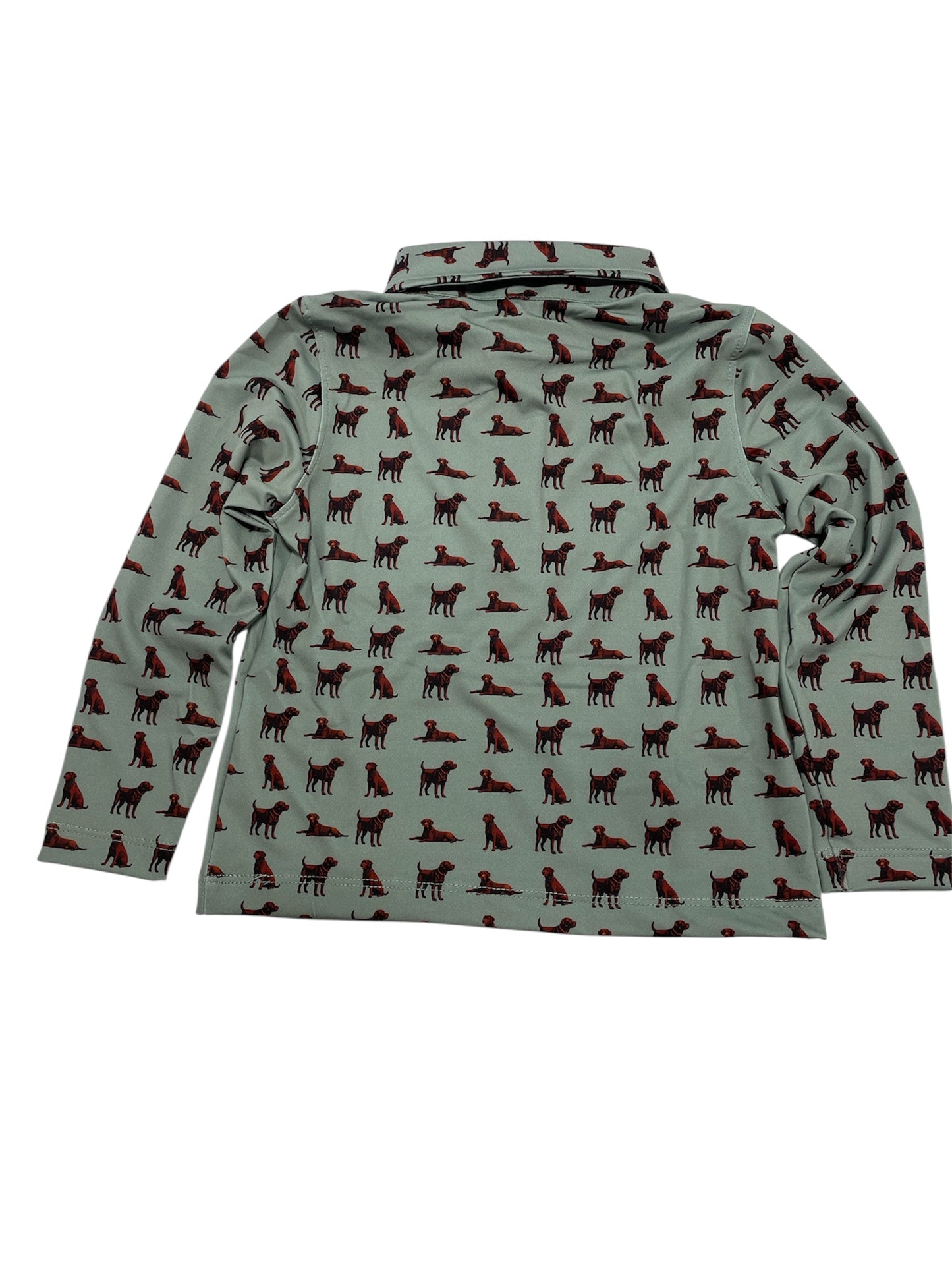 Coolybri Miles Performance Dog Print Polo L/S